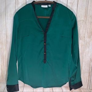 New York and Company Silk Top